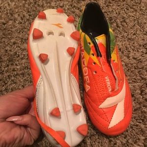 Diadora and Puma soccer cleats